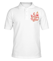 Мужская футболка поло С Новым Годом 2019 фото