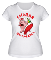 Женская футболка Нахнюкаюсь фото