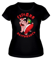 Женская футболка Нахнюкаюсь фото