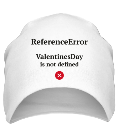 Шапка Reference error valentine