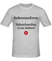 Мужская футболка Reference error valentine фото