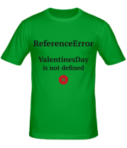 Мужская футболка Reference error valentine фото