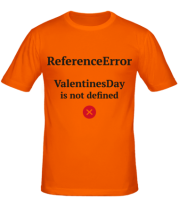 Мужская футболка Reference error valentine фото