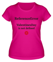 Женская футболка Reference error valentine фото