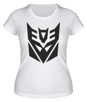 Женская футболка  Decepticons logo фото