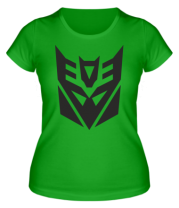Женская футболка  Decepticons logo фото
