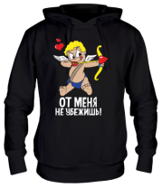 Толстовка худи От меня не убежишь  фото