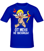 Мужская футболка От меня не убежишь  фото