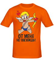 Мужская футболка От меня не убежишь  фото