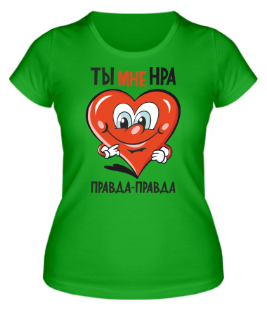 Женская футболка Ты мне нра