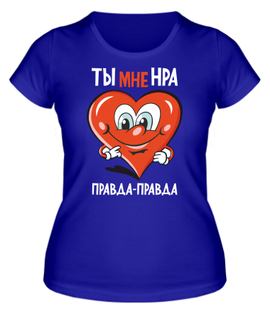 Женская футболка Ты мне нра