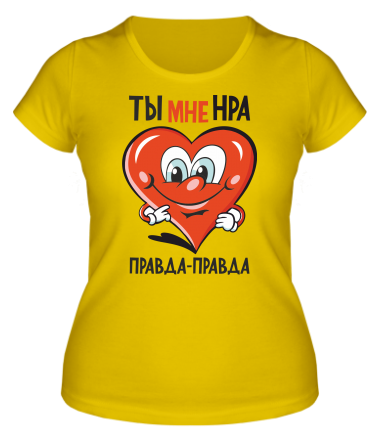 Женская футболка Ты мне нра