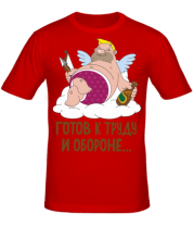 Мужская футболка Готов к труду и обороне  фото