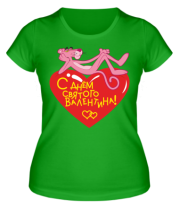 Женская футболка С днем Святого Валентина  фото