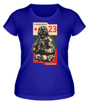 Женская футболка С праздником 23 февраля, мужики!  фото