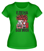 Женская футболка Елена Богиня  фото
