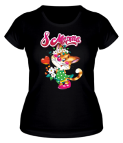 Женская футболка 8 марта  фото