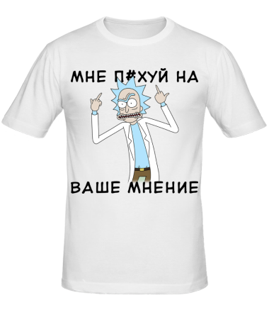 Мужская футболка Rick and Morty Русская версия