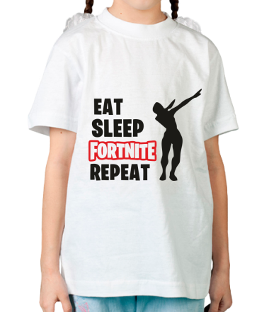 Детская футболка Fortnite repeat dab