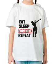 Детская футболка Fortnite repeat dab фото