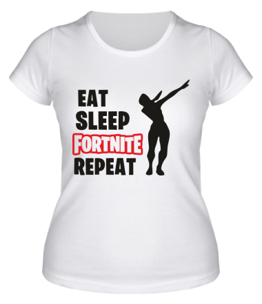 Женская футболка Fortnite repeat dab