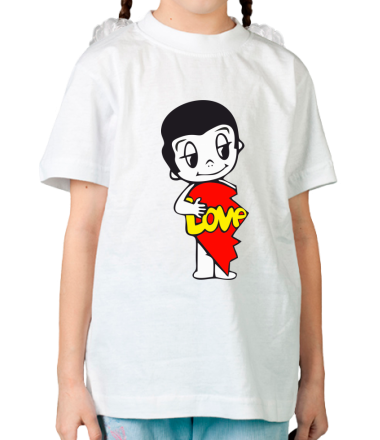 Детская футболка Love is... мужская