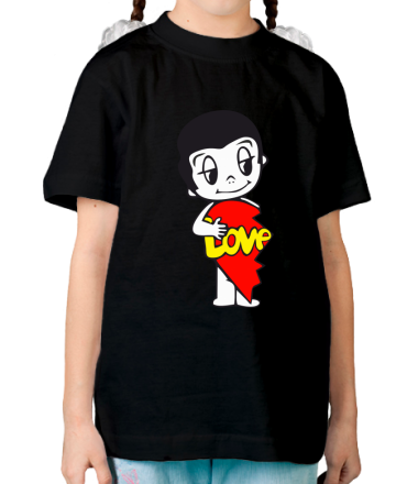 Детская футболка Love is... мужская