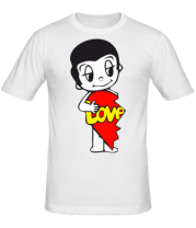 Мужская футболка Love is... мужская фото