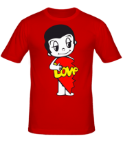 Мужская футболка Love is... мужская фото
