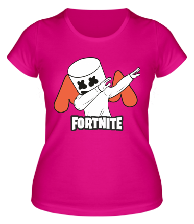 Женская футболка Dj Marshmello fortnite dab
