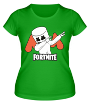 Женская футболка Dj Marshmello fortnite dab фото