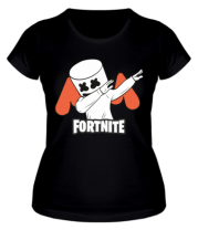 Женская футболка Dj Marshmello fortnite dab фото