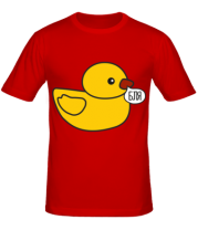 Мужская футболка Утка материться фото