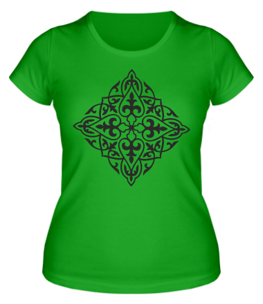 Женская футболка Казахский орнамент  