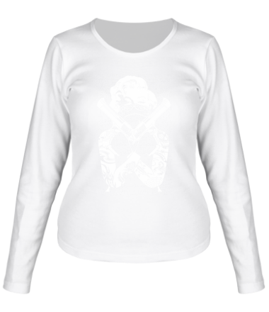 Женская футболка длинный рукав Marilyn Monroe Gangster
