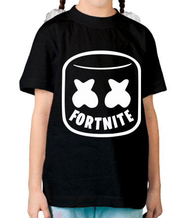 Детская футболка Marshmello and Fortnite