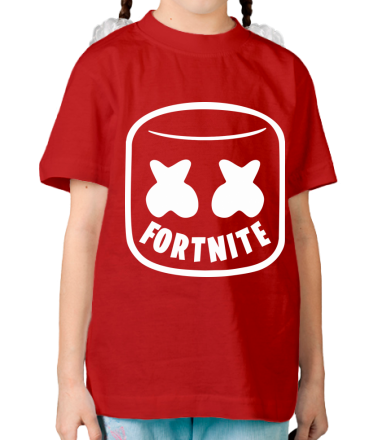 Детская футболка Marshmello and Fortnite