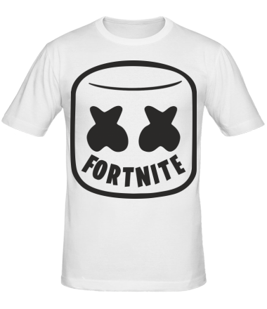 Мужская футболка Marshmello and Fortnite