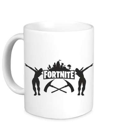 Кружка Fortnite dancing logo