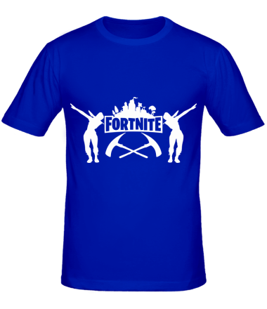 Мужская футболка Fortnite dancing logo
