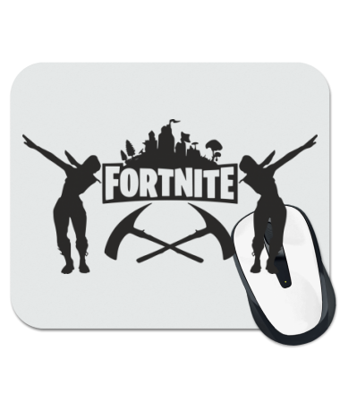 Коврик для мыши Fortnite dancing logo