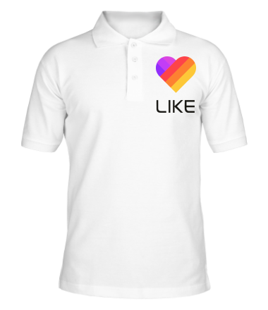 Мужская футболка поло Likee mobile app
