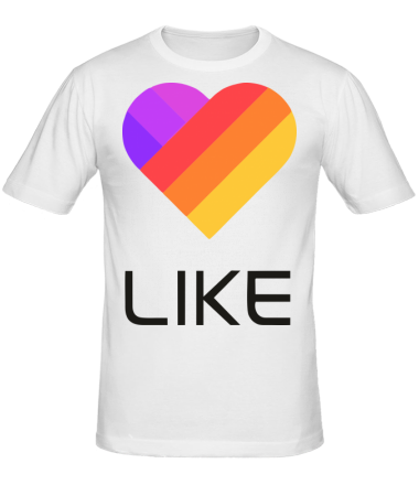 Мужская футболка Likee mobile app