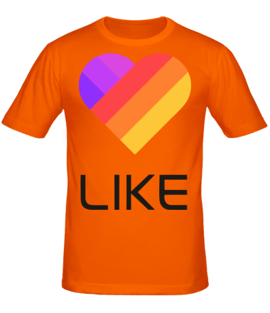Мужская футболка Likee mobile app