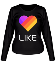 Женская футболка длинный рукав Likee mobile app фото