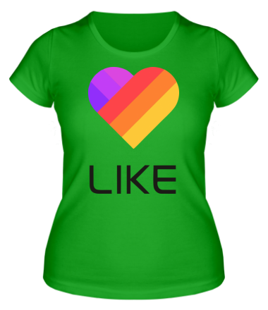 Женская футболка Likee mobile app