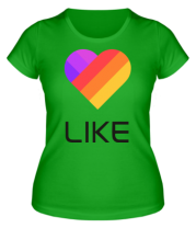 Женская футболка Likee mobile app фото
