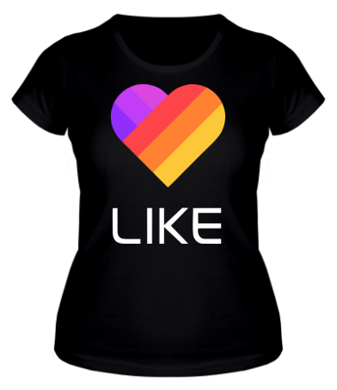 Женская футболка Likee mobile app