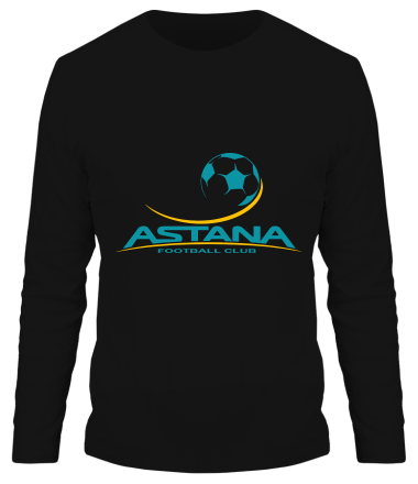 Мужская футболка длинный рукав Astana FC