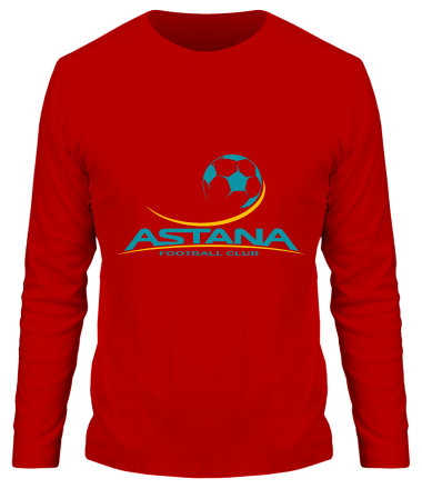 Мужская футболка длинный рукав Astana FC